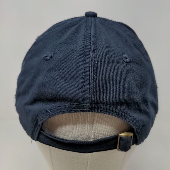 Cap America Men's Slideback Hat Blue Embroidered PS Logo Adjustable - Picture 5 of 7